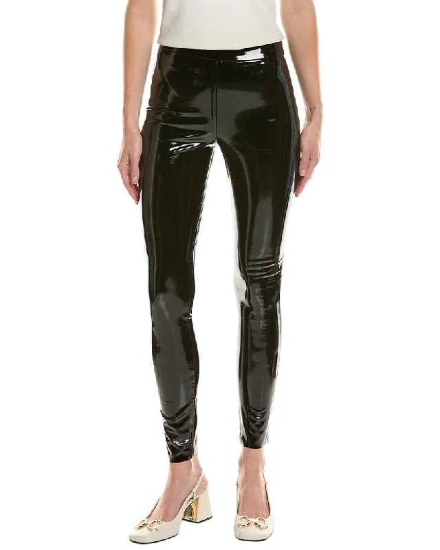 Women's Tight Trousers with Elastic Waistband in Black for Easy and Comfortable Wearalice + olivia Maddox Legging