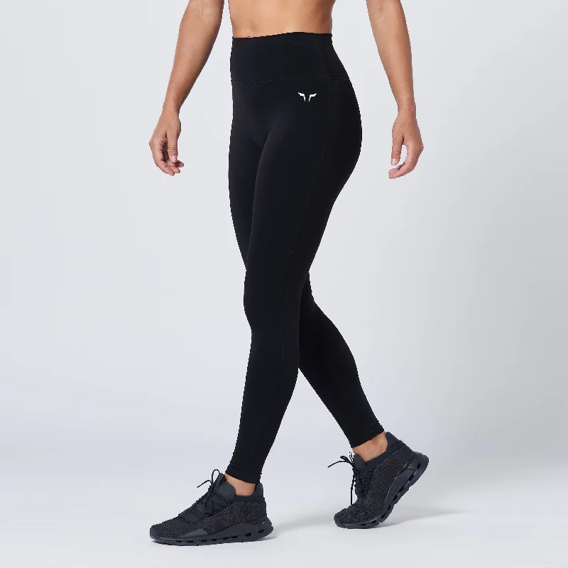 Women's Tight Trousers with Mesh Panels in Black for a Sexy and Modern AppearanceCore Agile ACT Leggings 27" - Black