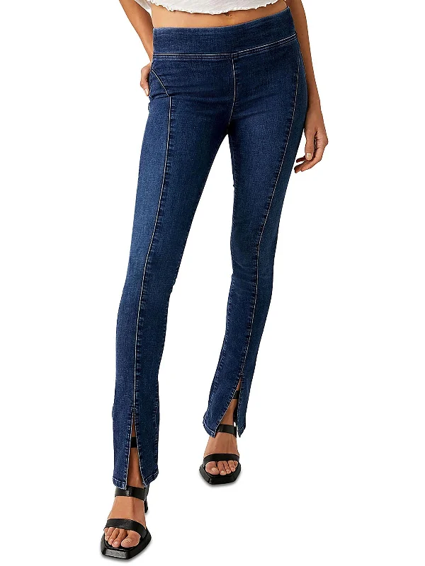 Bootcut women jeans to complement various shoe stylesDouble Dutch Womens Denim Pull on Skinny Jeans