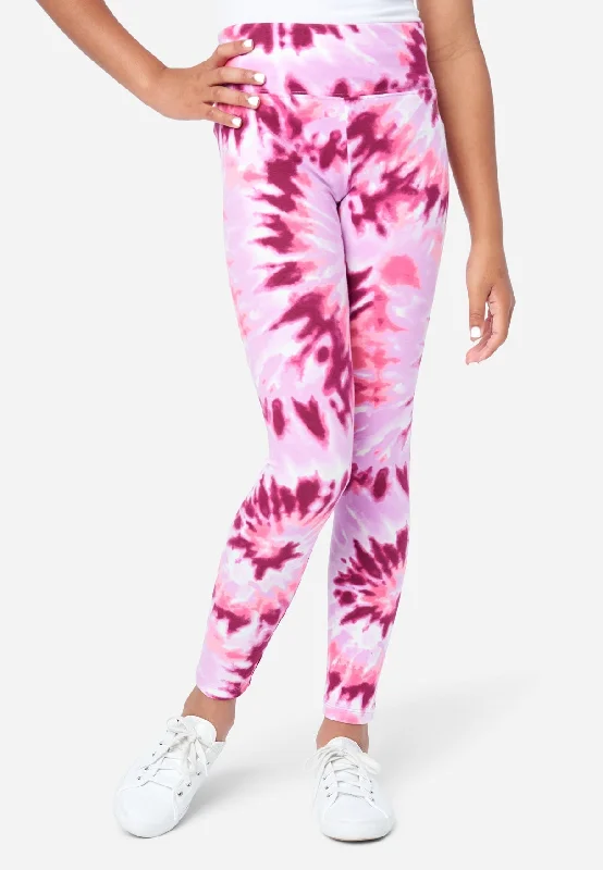 Plus Size Women's Printed Tight Trousers in Floral Patterns for a Spring - Inspired OutfitPrinted Full Length Leggings