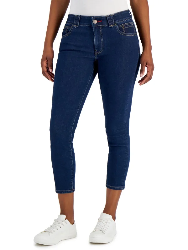 Plus - size women jeans for a comfortable and stylish fitWaverly Womens High Rise Skinny Fit Cropped Jeans