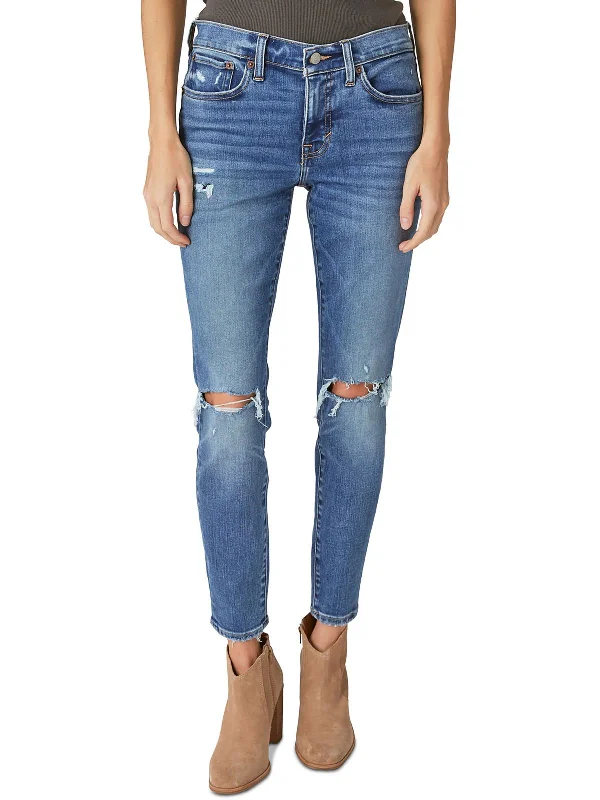 High - rise flare women jeans for a 70s - inspired lookWomens Mid Rise Medium Wash Skinny Jeans