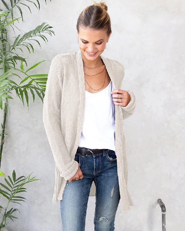 open front women cardigan for easy stylingERYN CARDIGAN COTTON