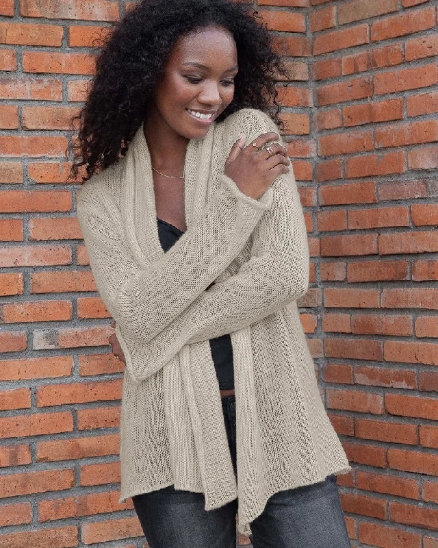 boyfriend style women cardigan for a relaxed fitWRAP CARDIGAN LIGHTWEIGHT