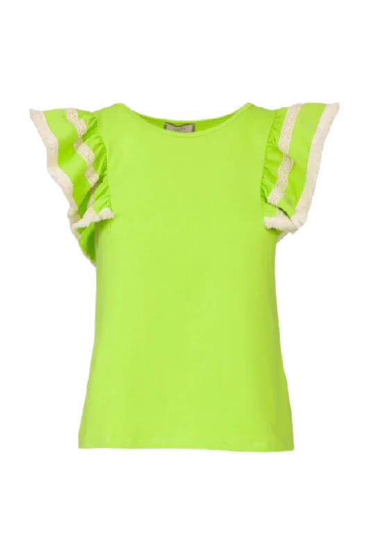 Striped Women T Shirt in a Classic PatternSaiph green t-shirt