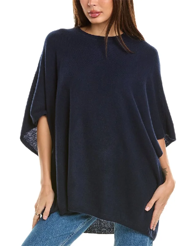 Plus Size Women's Oversized Chunky Knit SweatersAmicale Cashmere Crewneck Cashmere Poncho