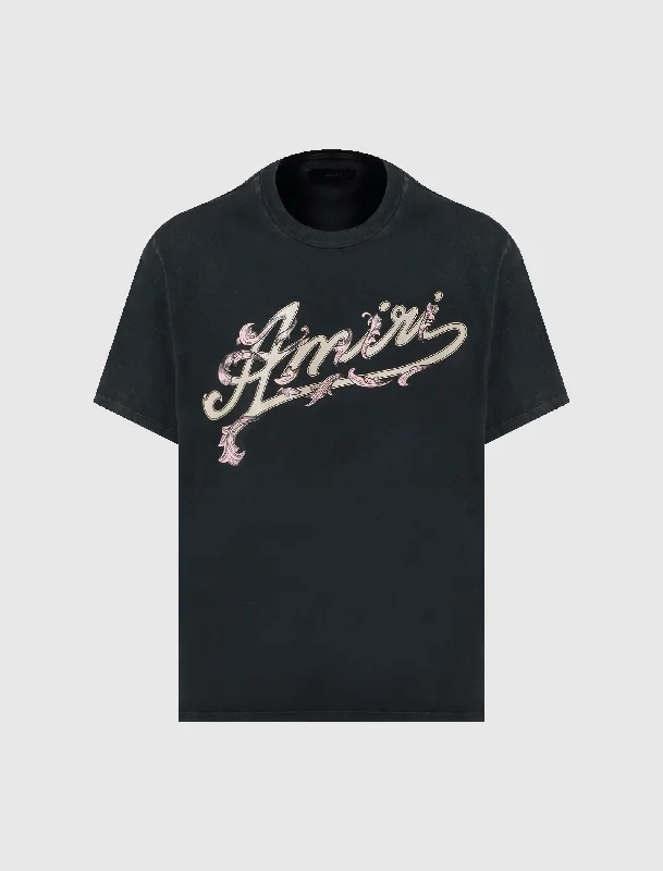 Ringer T Shirt Women with Retro - Inspired StripesFILIGREE TEE