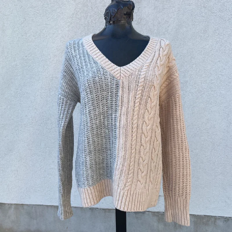 Short Sleeve Women's Cotton Blend Sweaters in Pastel ColorsBanana Republic Knit Sweater Merino wool blend S