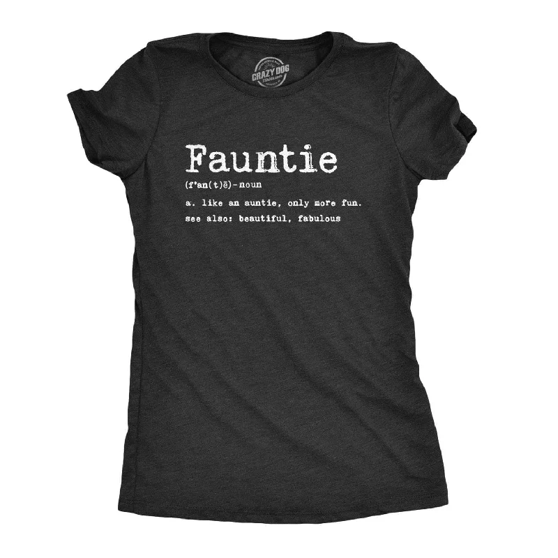 Crew Neck Women T Shirt with a Timeless DesignFauntie Women's T Shirt