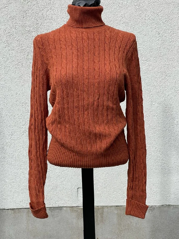 High - Low Hem Women's Cashmere - Blended SweatersGap Cable Knit Sweater L