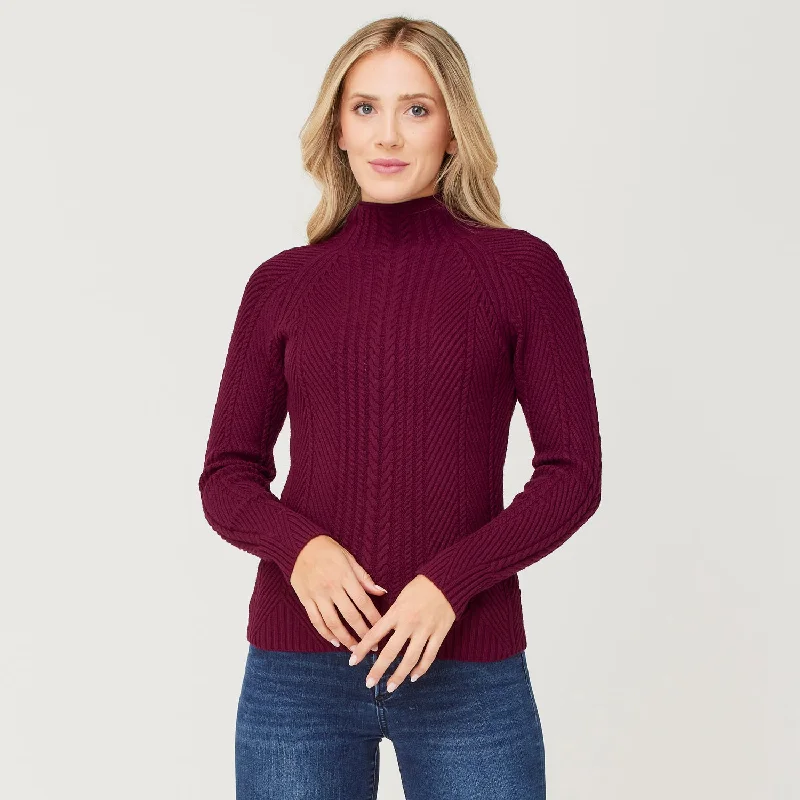 Women's Long Sleeve Turtleneck Cashmere SweatersLydia Sweater