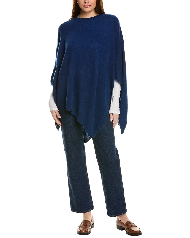 Women's Long Sleeve Turtleneck Cashmere SweatersPhenix Cashmere Poncho