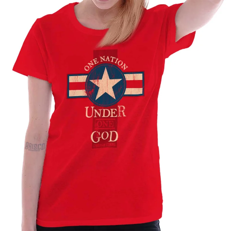 Plus Size Women T Shirt for a Comfortable and Flattering FitUnder God Ladies T Shirt