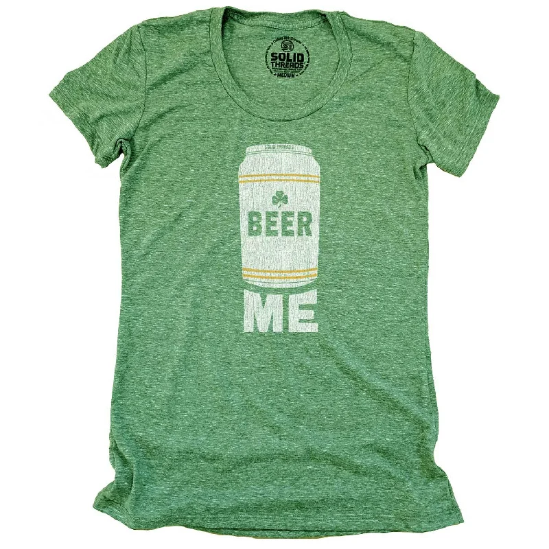 Embroidered Women T Shirt with Intricate DetailsWomen's Beer Me T-shirt