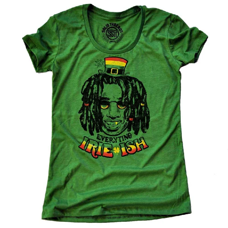 V - Neck Women T Shirt to Enhance the NecklineWomen's Everything Irie-ish T-Shirt