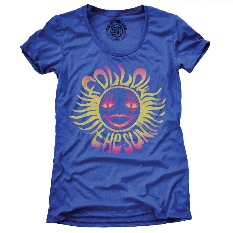 Tie - Dye Women T Shirt with a Bohemian VibeWomen's Follow the Sun T-shirt