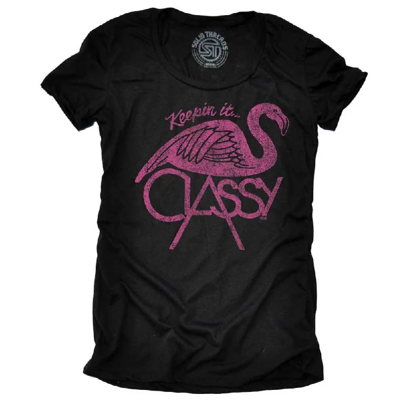 Muscle Women T Shirt for a Sporty and Casual LookWomen's Keepin' It...Classy T-shirt