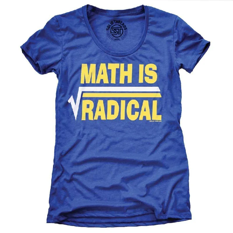 Sequined Women T Shirt for a Sparkly Night OutWomen's Math Is Radical T-shirt