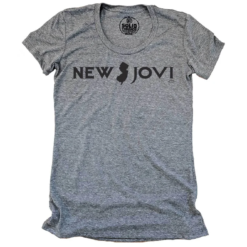 Graphic Print Women T Shirt for a Trendy StatementWomen's New Jovi T-shirt