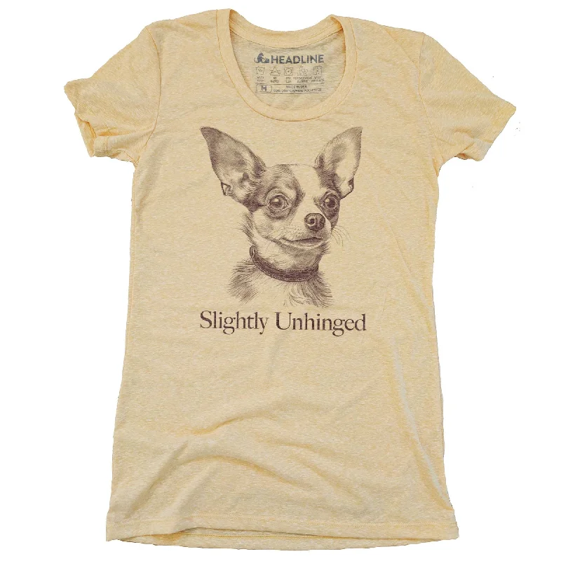 Striped Women T Shirt in a Classic PatternWomen's Slightly Unhinged Chihuahua T-Shirt