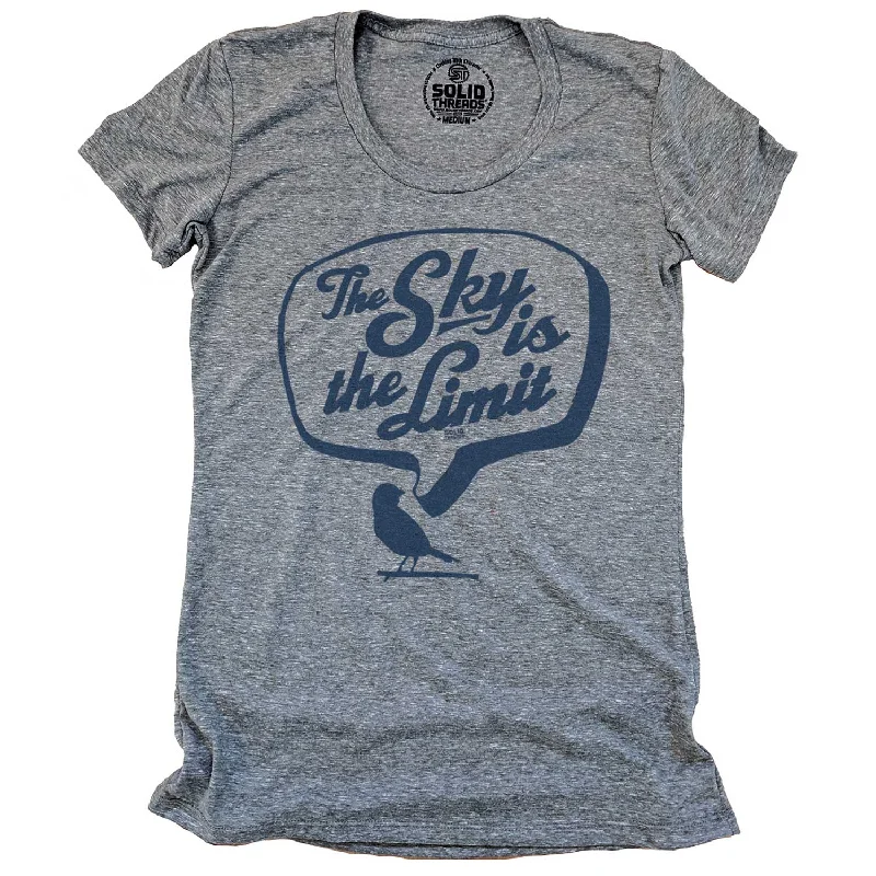 Striped Women T Shirt in a Classic PatternWomen's The Sky is the Limit T-shirt