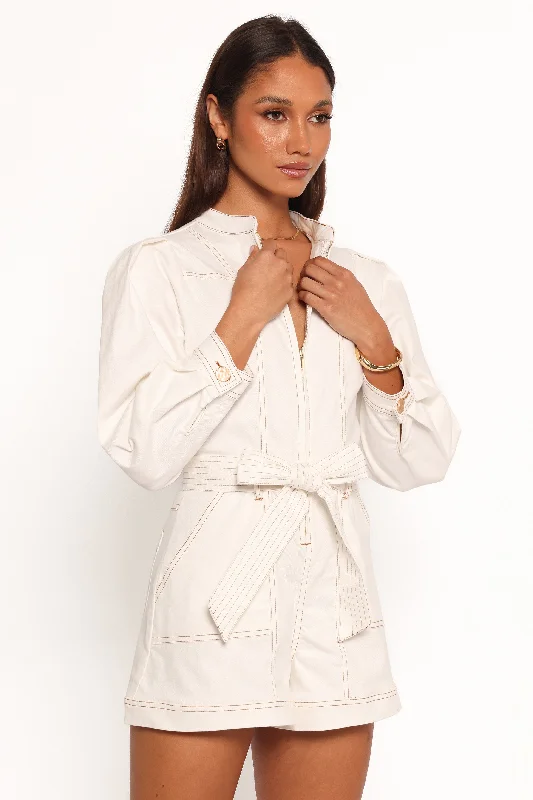 Marea Playsuit - White