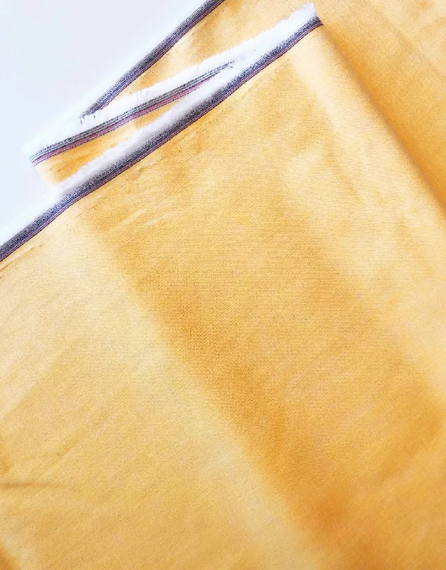 Yellow Yarn Dyed Cotton Chambray Fabric