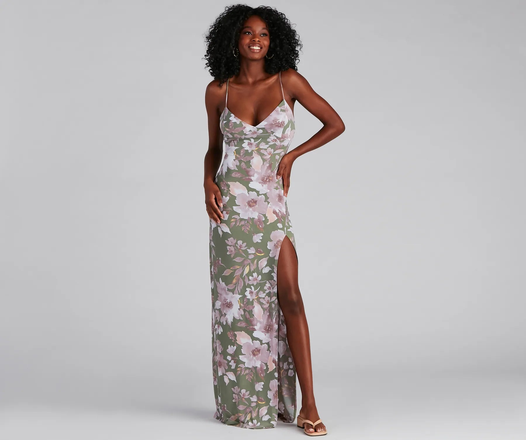 Maxi dresses with an empire waist for a flattering fit on all body typesChasing Sunsets Floral Maxi Dress