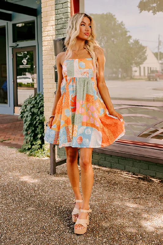 Mini dresses with bow accents for a sweet lookSeashell Serenade Mini Dress