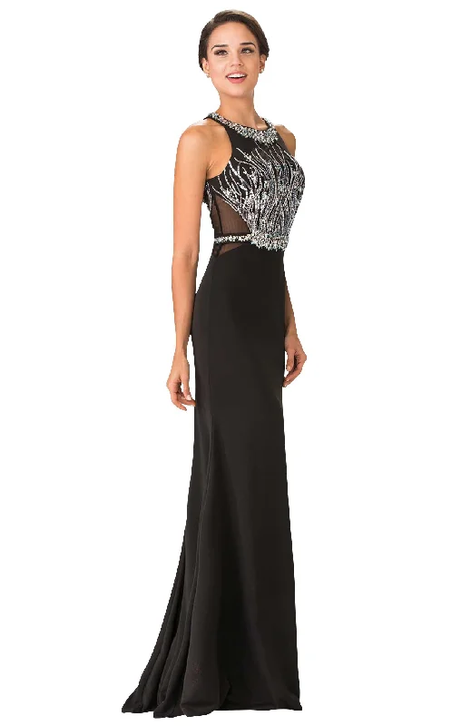 Formal dresses with tassel - adorned belts and tiered skirts for a stylish and festive formal eventElizabeth K GL2294CL Dress