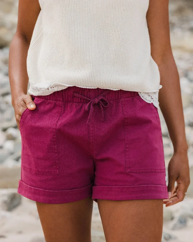 Plus Size Women Shorts with a Comfortable and Stylish FitCarriso Organic Cotton Short - Cranberry