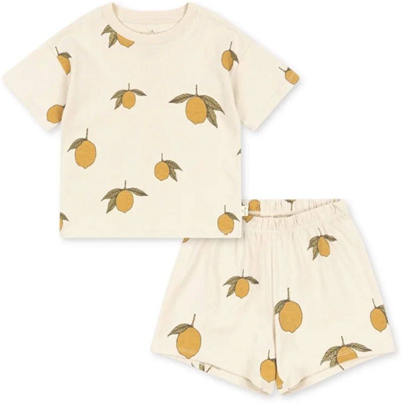 High - Waisted Women Shorts for a Retro and Flattering LookKonges Sløjd Mon Grand Citron 2-pack Lin Set