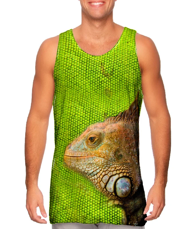 High - Neck Women's Silk Blend Tank Tops for a Luxurious FeelRad Iguana