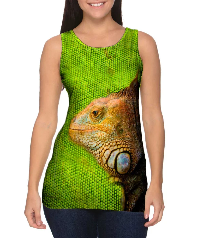 One - Shoulder Women's Rayon Blend Tank Tops for a Flowy LookRad Iguana