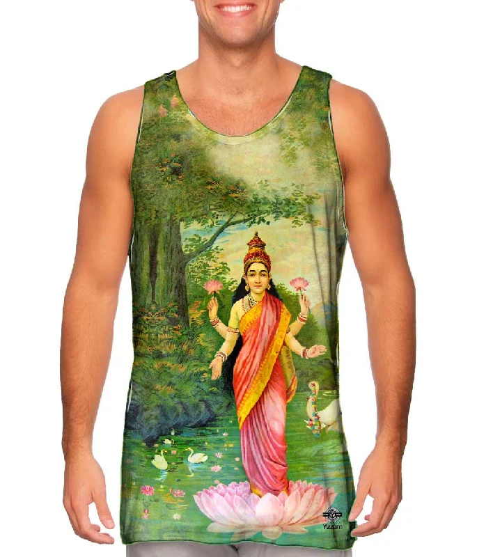 V - Neck Women's Moisture - Wicking Tank Tops for RunningRaja Ravi Varma - "Lakshmi"