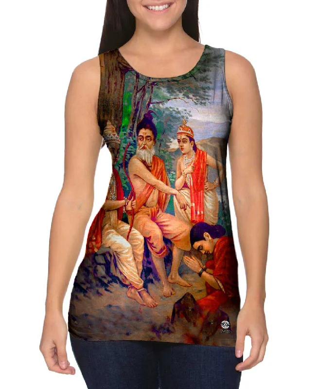 Plus Size Women's Side - Slit Tank Tops in Metallic ShadesRaja Ravi Varma - "Release of Ahalya "