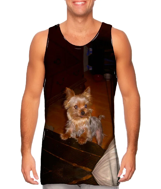 Plus Size Women's Puff - Sleeve Tank Tops in Pastel HuesRambunctious Yorkie