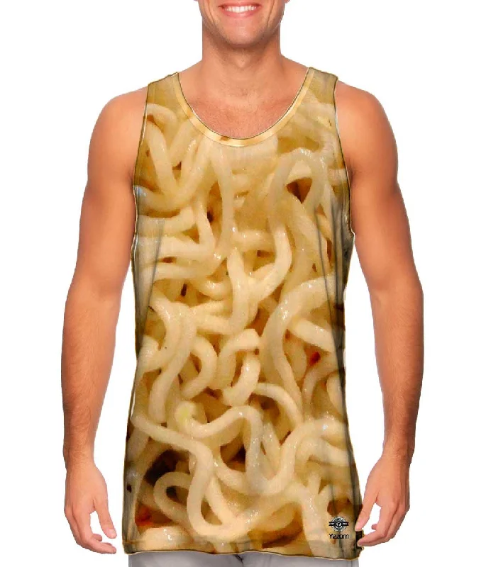 Women's Longline Tank Tops with Abstract PrintsRamen Noodle Rockstar