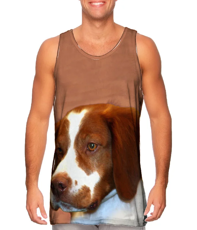 Plunge Neck Women's Seamless Tank Tops for a Smooth FitRed Spaniel