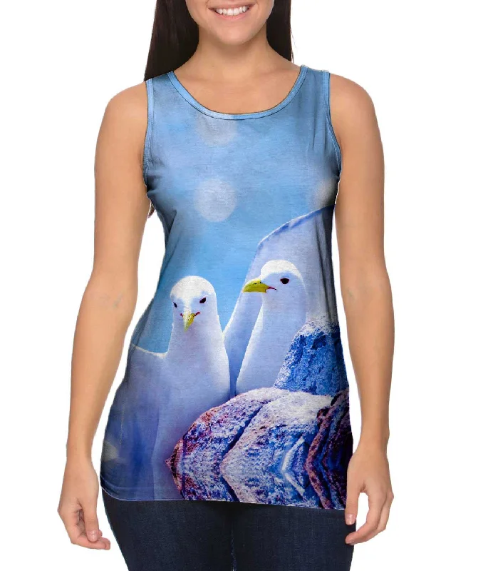 Halter Neck Women's Modal Blend Tank Tops for ComfortSeagull Fancy