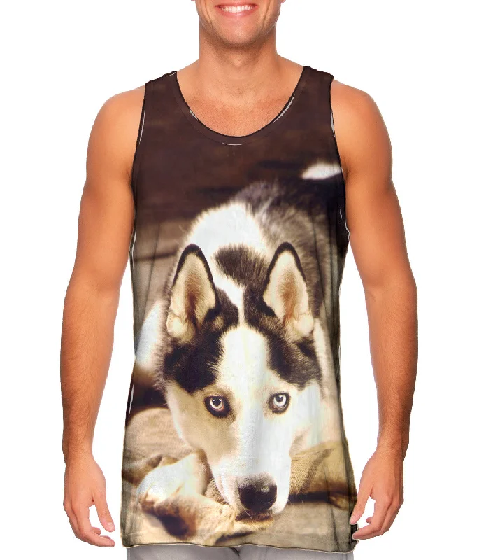 One - Shoulder Women's Rayon Blend Tank Tops for a Flowy LookSerious Husky