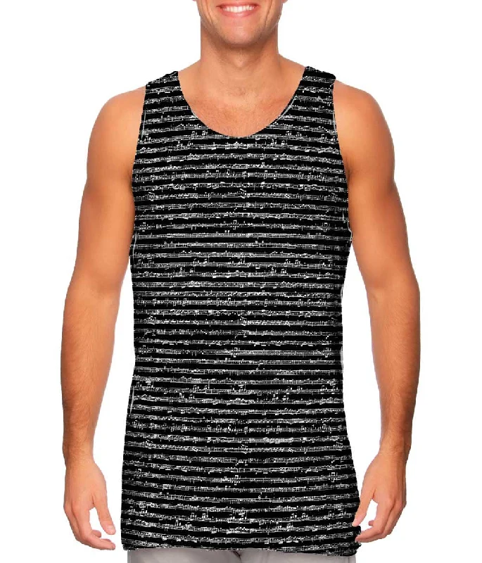 Women's Sleeveless Ribbed Tank Tops for a Trendy LookSheet Music Notes - "Wolfgang Amadeus Mozart"