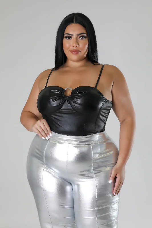 Crop Bodysuits to Pair with High - Waisted BottomsEnalia Top